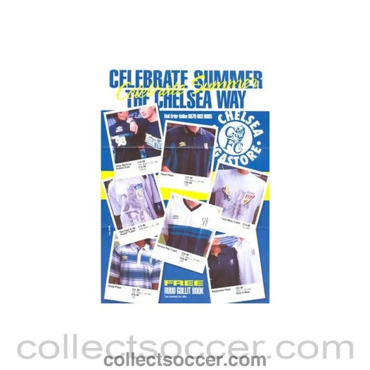 Chelsea Merchandising Mail Order Hotline leaflet