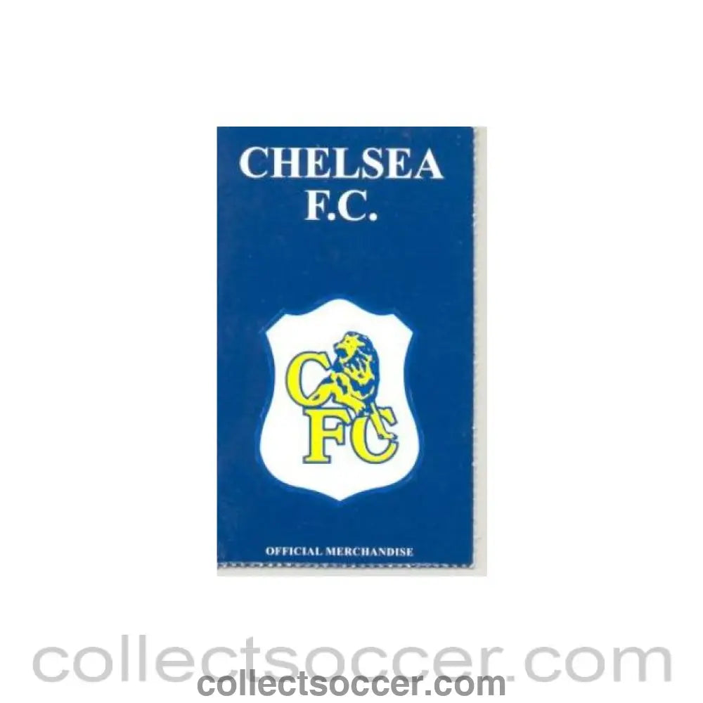 Chelsea official merchandise card with a photo of Bernard Lambourde inside