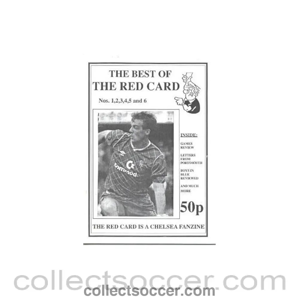 Chelsea Red Card Fanzine No:1 2 3 4 5 and 6