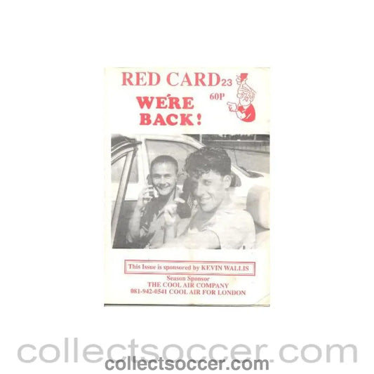 Chelsea Red Card Fanzine No:23