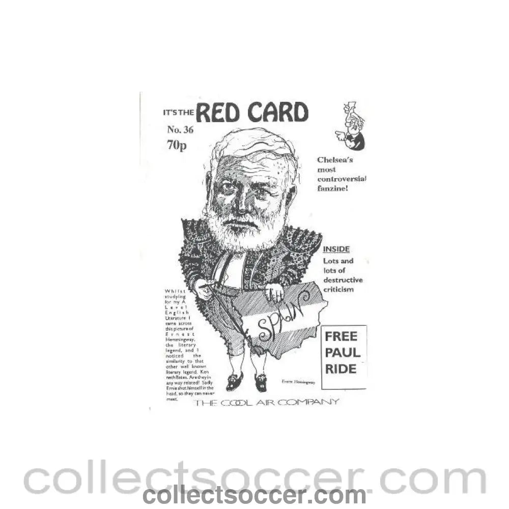 Chelsea Red Card Fanzine No:36