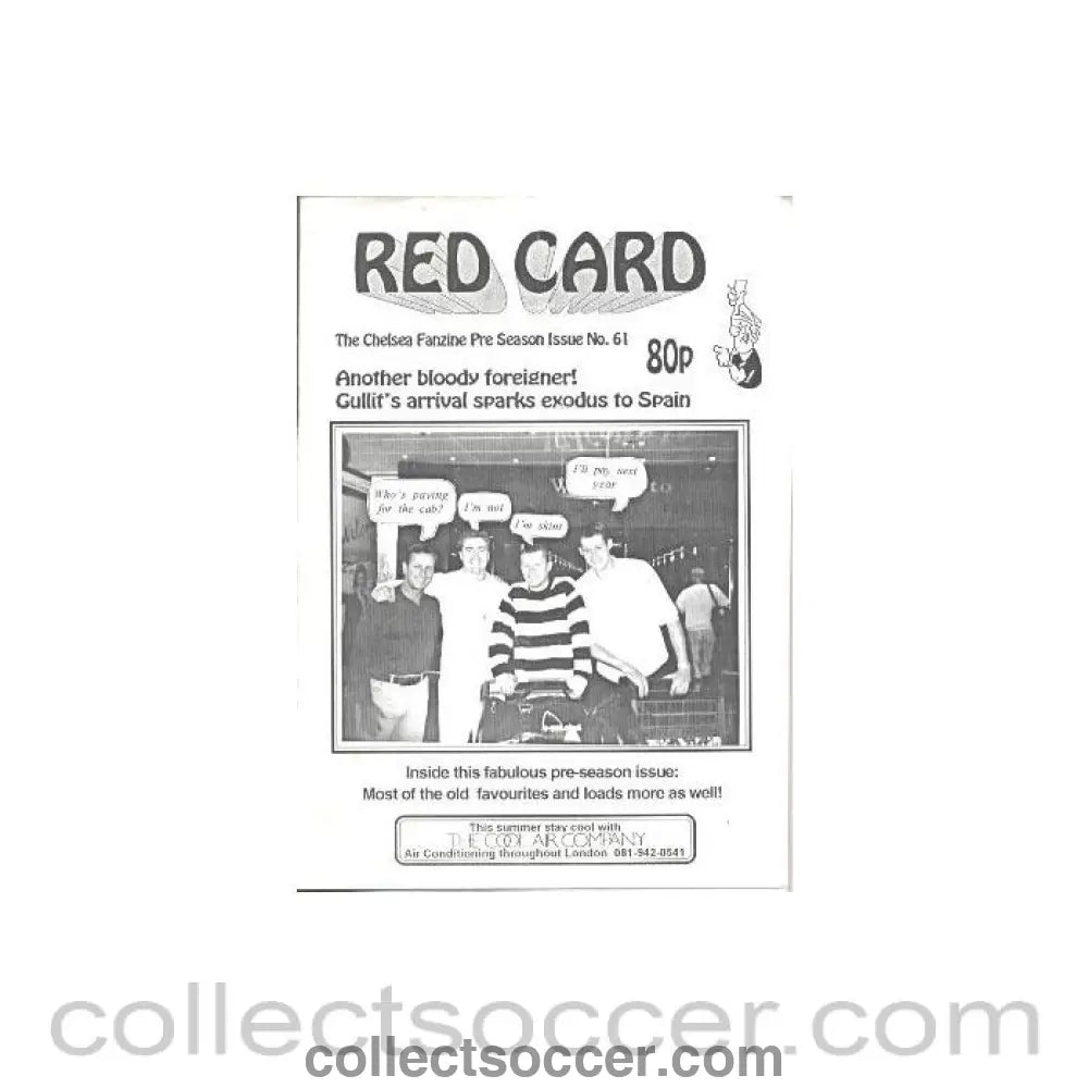 Chelsea Red Card Fanzine No:61 - Collect Soccer
