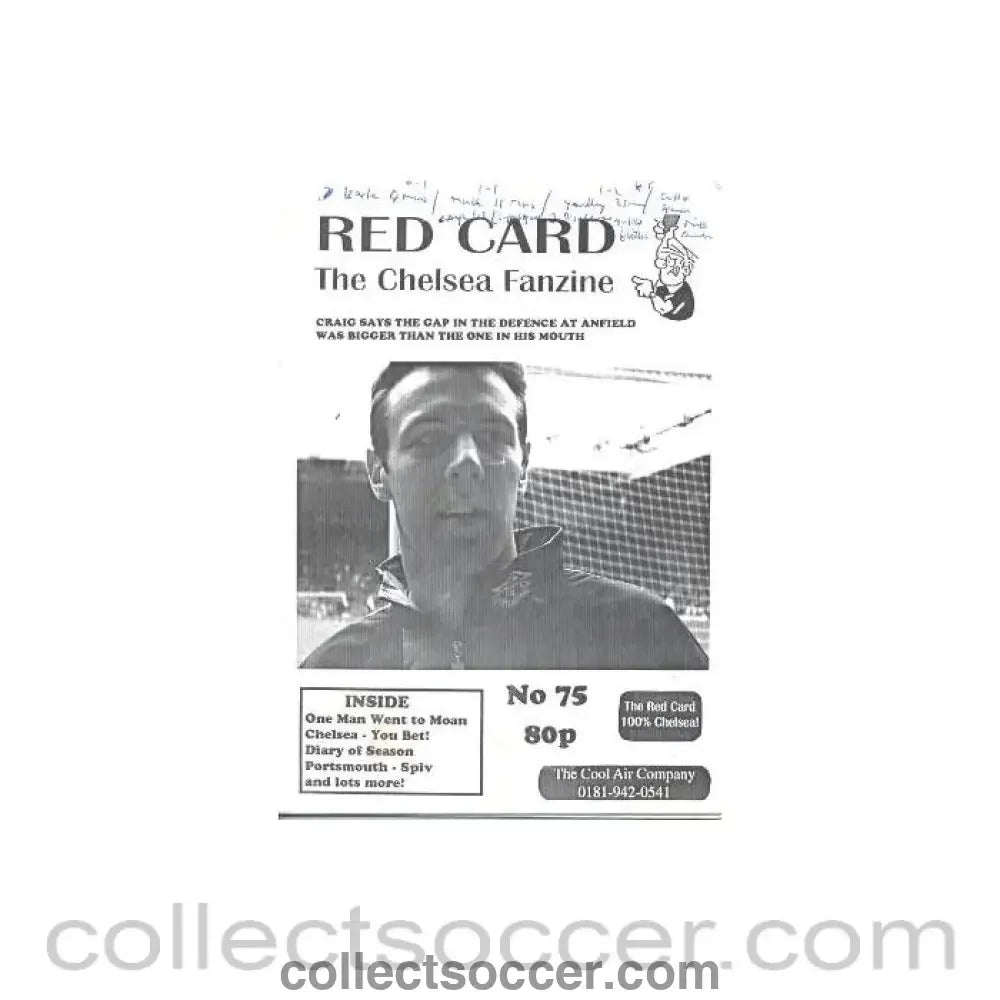Chelsea Red Card Fanzine No:75 - Collect Soccer