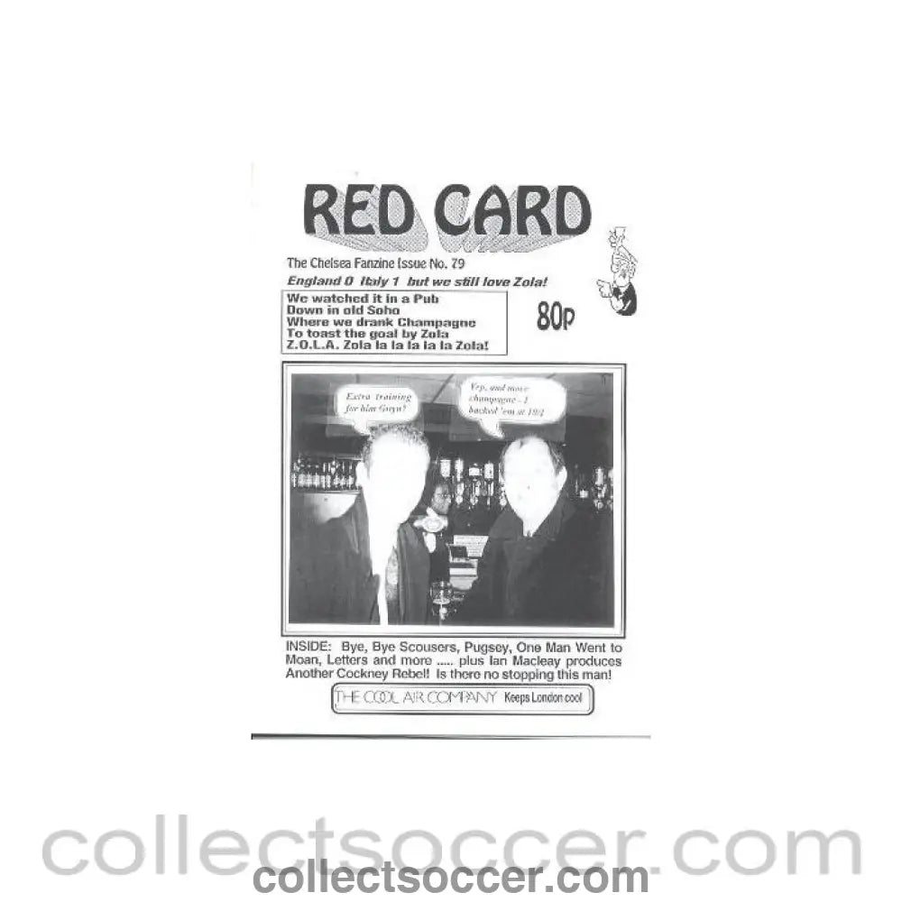 Chelsea Red Card Fanzine No:79 - Collect Soccer