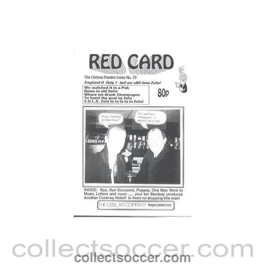 Chelsea Red Card Fanzine No:79