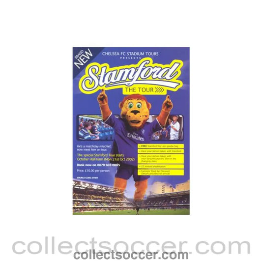 Chelsea Stadium Tours leaflet