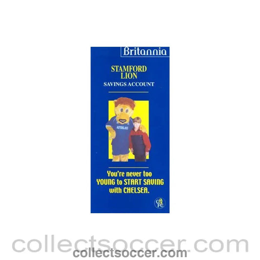 Chelsea Stamford Lion Savings Account leaflet