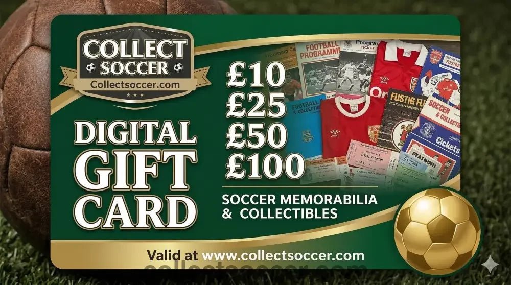 Collect Soccer Gift Card - £10, £25, £50, or £1000 - Collect Soccer