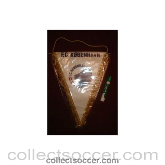 Copenhagen F.C. Pennant once property of the football referee Neil Midgley