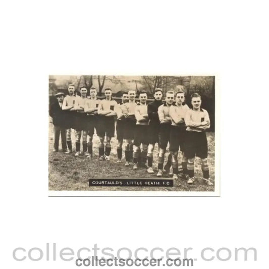 Courtaulds Little Heath FC Photocard - Collect Soccer