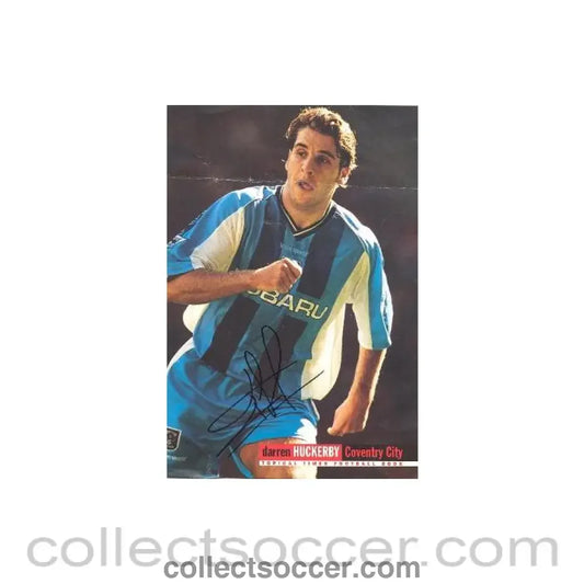 Coventry City Darren Huckerby signed large colour photograph