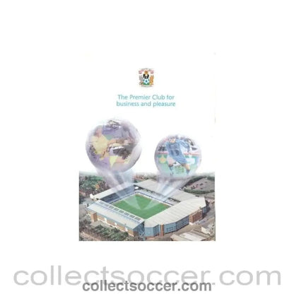 Coventry FC - The Premier Club for Business and Pleasure press pack - Collect Soccer