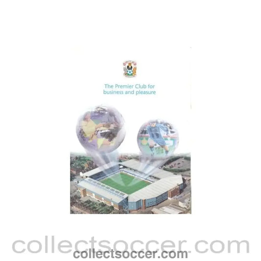 Coventry FC - The Premier Club for Business and Pleasure press pack