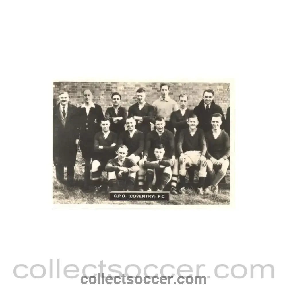 CPO Coventry FC Photocard - Collect Soccer