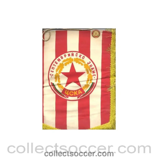 CSKA Sofia Bulgaria pennant with badge