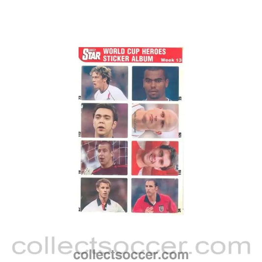 Daily Star - 8 stickers World Cup Heroes - Collect Soccer