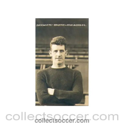 Duckworth - Brighton and Hove Albion Postcard - Collect Soccer