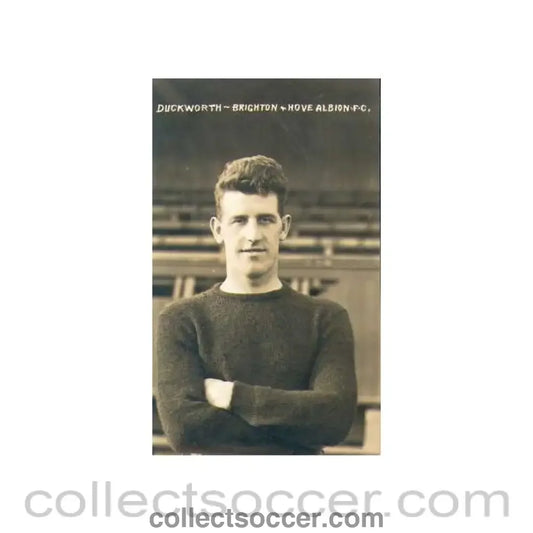 Duckworth - Brighton and Hove Albion Postcard