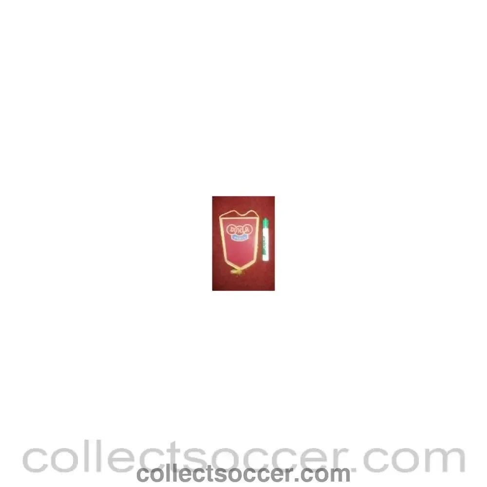 Dukla Prague Pennant once property of the football referee Neil Midgley - Collect Soccer
