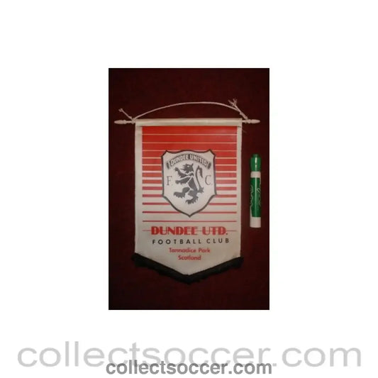 Dundee United F.C. Tannadice Park Scotland Pennant once property of the football referee Neil Midgley