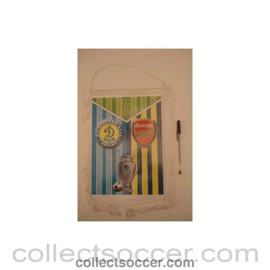 Dynamo Kiev v Arsenal Champions League pennant
