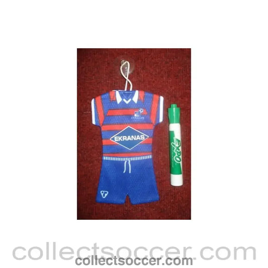 Ekranas football souvenir once property of the football referee Neil Midgley