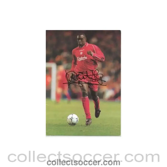 Emille Heskey not-originally signed photograph