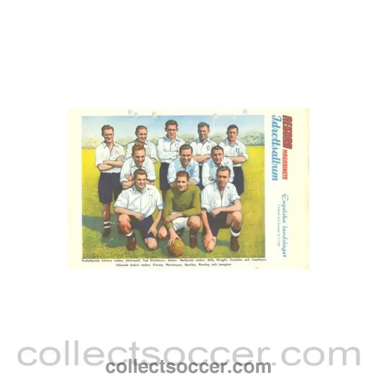 England colour team photograph - Rekord Magazine