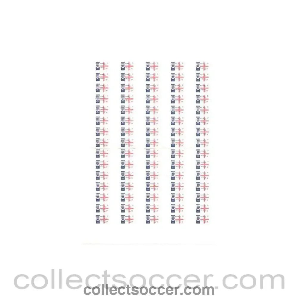 England - Football Yes, Violence No - 75 small stickers - Collect Soccer
