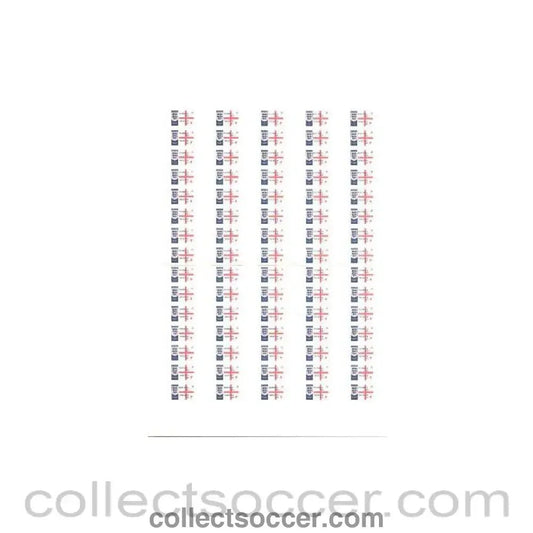 England - Football Yes, Violence No - 75 small stickers - Collect Soccer