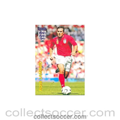 England, Frank Lampard Russian produced postcard - Collect Soccer