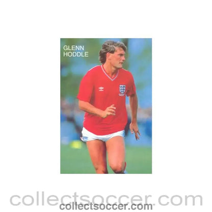 England - Glenn Hoddle colour postcard
