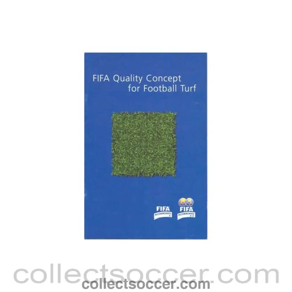 FIFA Quality Concept For Football Turf small brochure in English - Collect Soccer