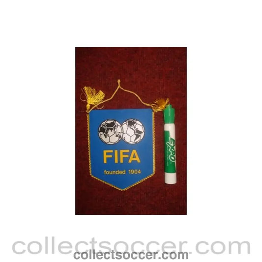 FIFA small Pennant once property of the football referee Neil Midgley