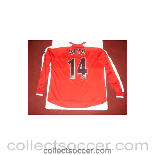 Football Memorabilia Signed Shirt of Huth original Premier League,Middlesbrough Match Worn
