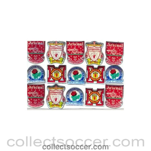 Football Stickers Collection of 15 plastic stickers - Collect Soccer