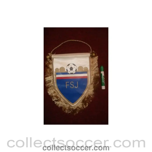 FSJ large Pennant once property of the football referee Neil Midgley