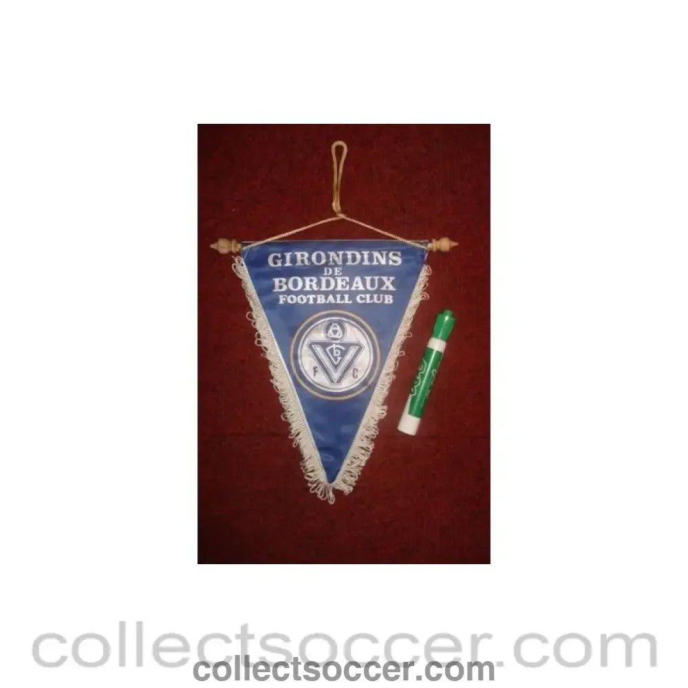 Girondins de Bordeaux FC, France Pennant once property of the football referee Neil Midgley - Collect Soccer