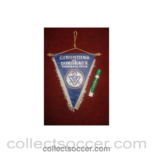 Girondins de Bordeaux FC France Pennant once property of the football referee Neil Midgley