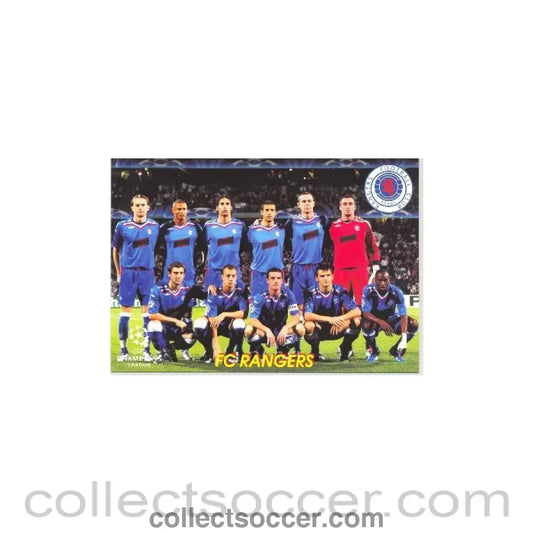 Glasgow Rangers FC Russian produced postcard