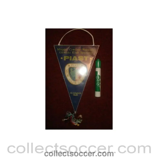 Gliwice F.C. Poland Pennant once property of the football referee Neil Midgley