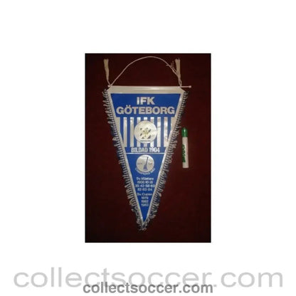 Goteborg large Pennant once property of the football referee Neil Midgley - Collect Soccer