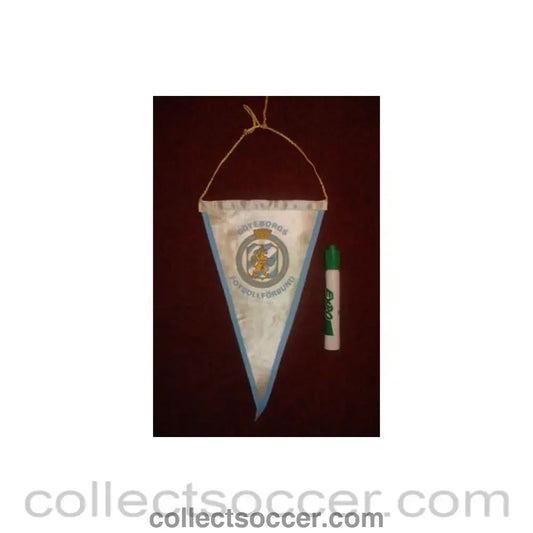 Goteborg Pennant once property of the football referee Neil Midgley