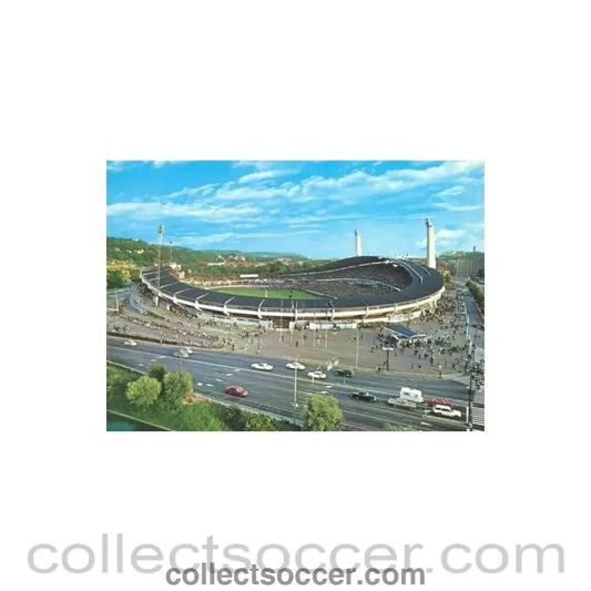 Goteborg Stadium colour postcard