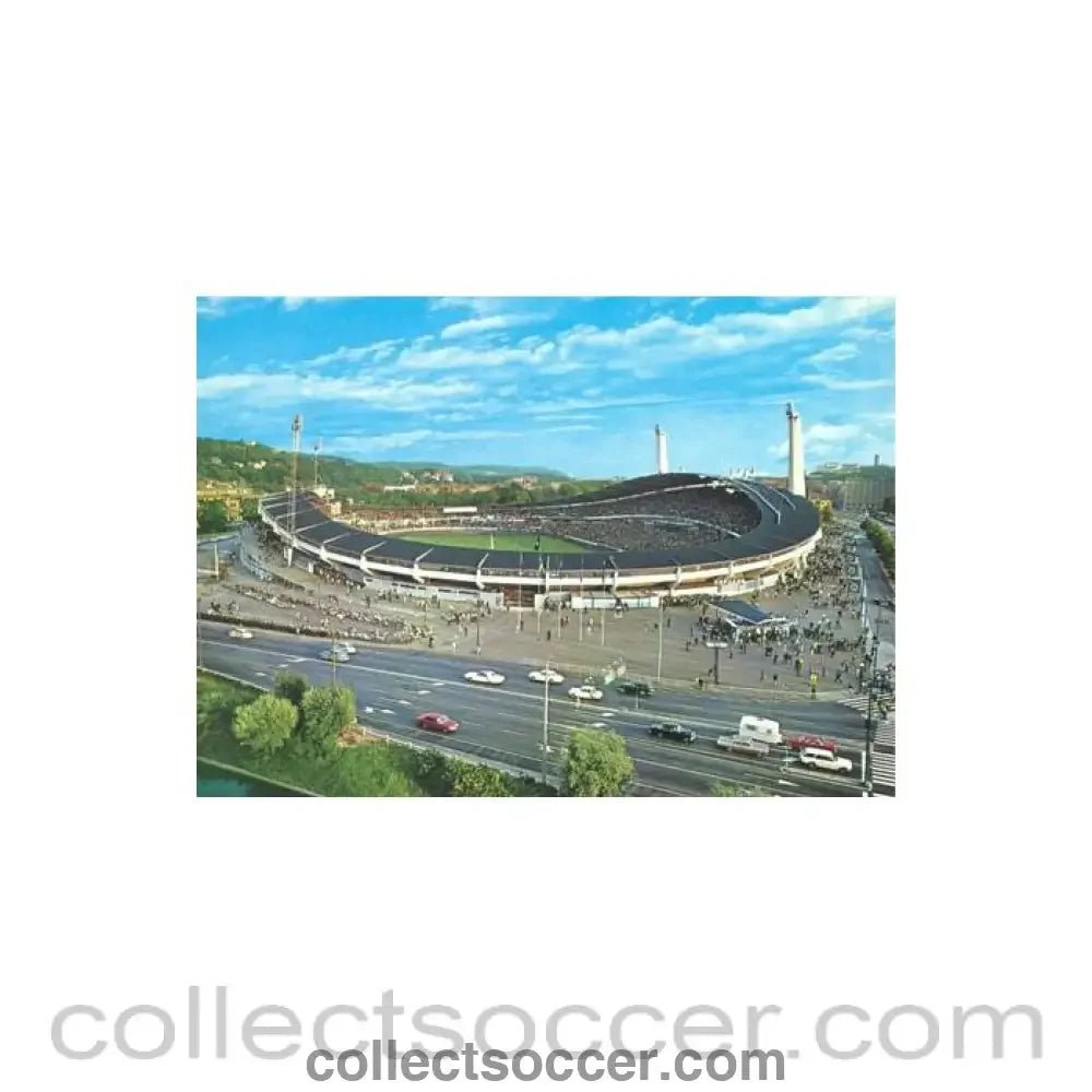 Goteborg Stadium colour postcard - Collect Soccer