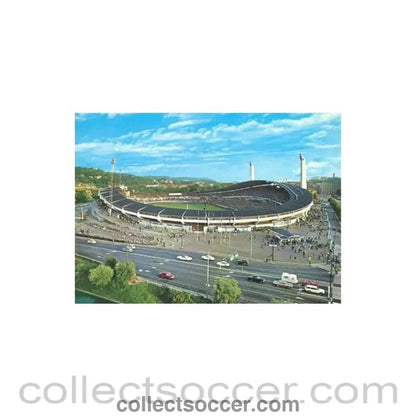 Goteborg Stadium colour postcard - Collect Soccer