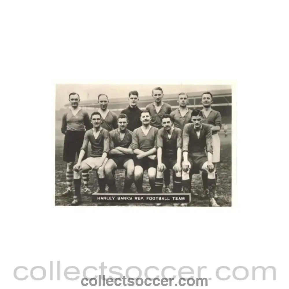 Hanley Banks Rep. Football Team Photocard - Collect Soccer