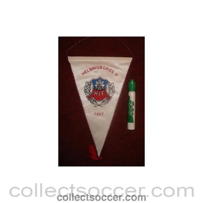 Helsingborgs Pennant once property of the football referee Neil Midgley - Collect Soccer