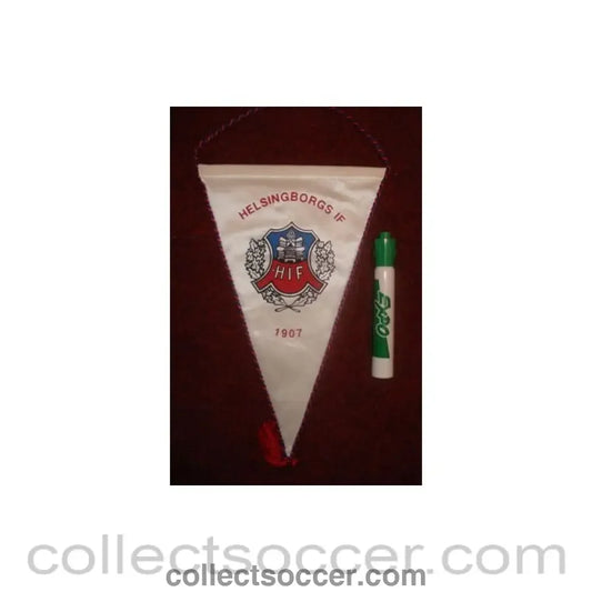 Helsingborgs Pennant once property of the football referee Neil Midgley