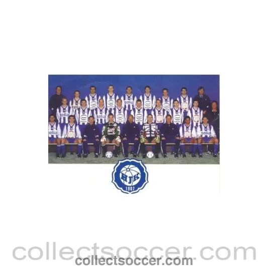 HJK Helsinki Finland team photo postcartd